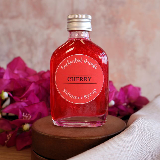 Cherry Flavoured Shimmer Syrup for Drinks