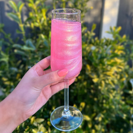 Glitter Pink Shimmer for Drinks