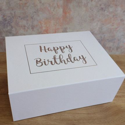 'Happy Birthday' Engraved Gift Box