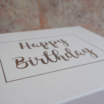 'Happy Birthday' Engraved Gift Box