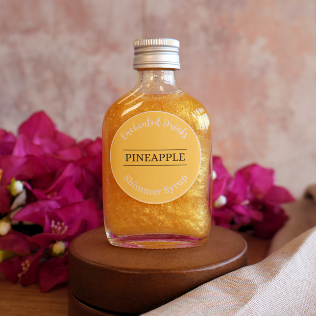 Pineapple Flavoured Shimmer Syrup for Drinks