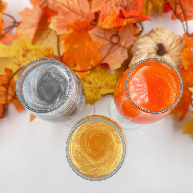 Autumn Drink Shimmer Trio